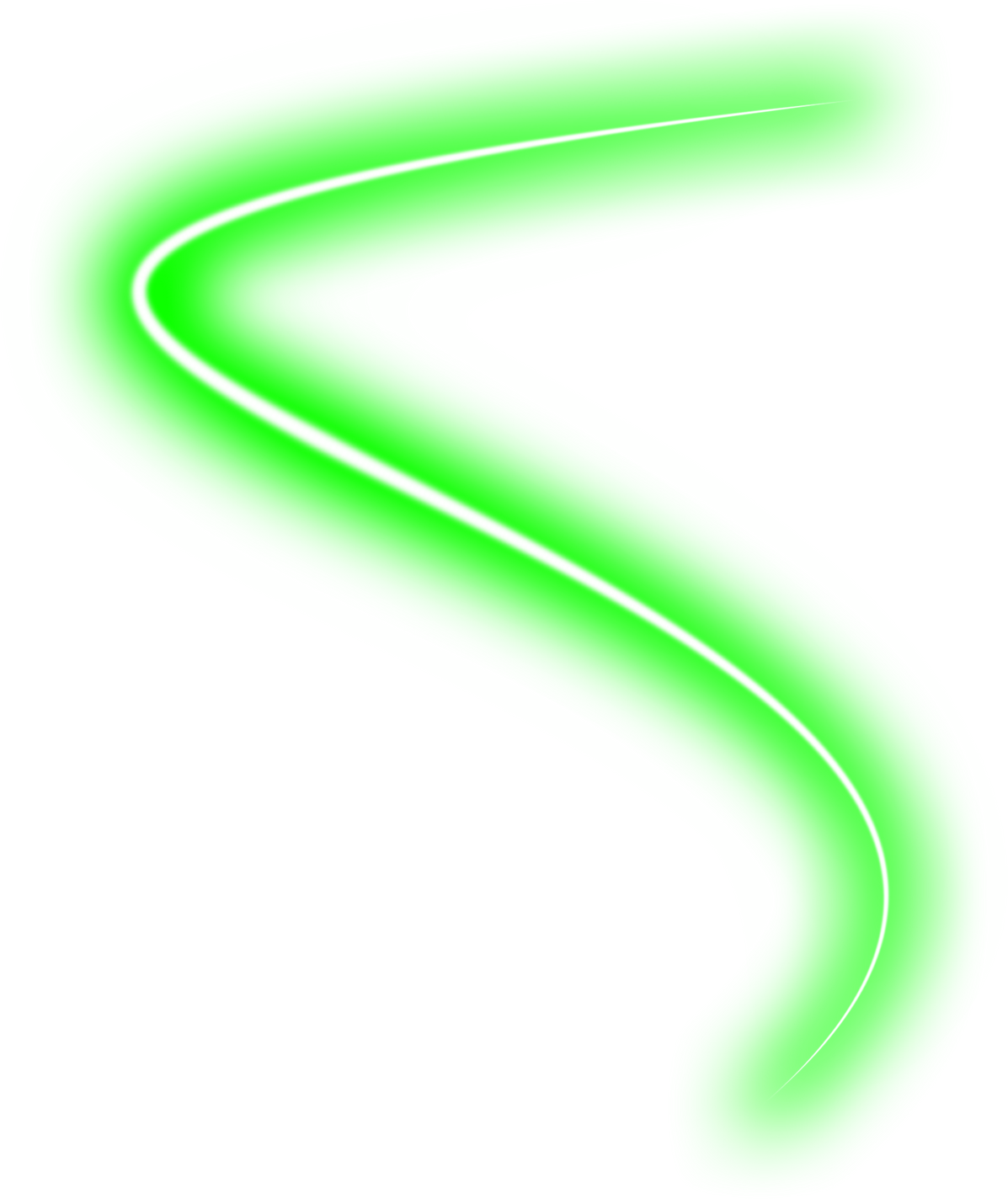 Green Neon Swirl